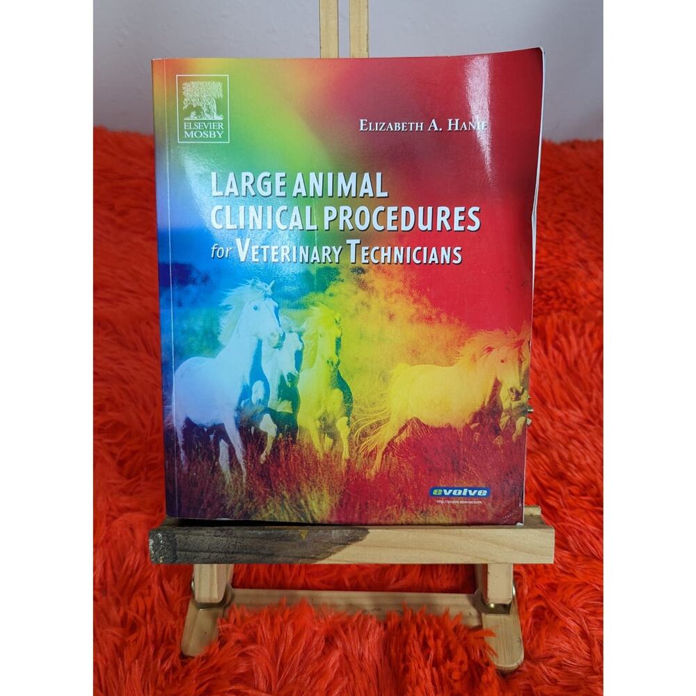 2005 Large Animal Clinical Procedures for Veterinary Technicians Hanie Paperback